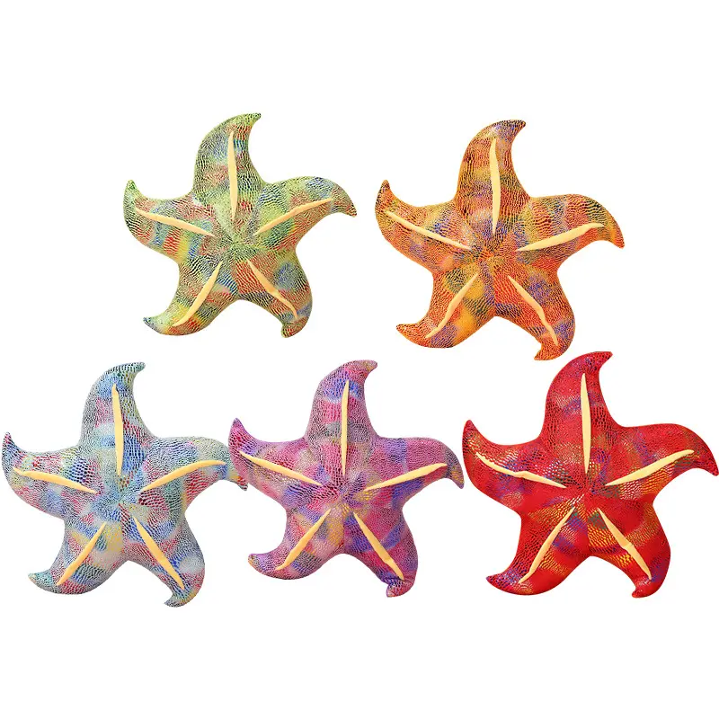 Atacado Beach Room Decor Boneca De Pelúcia Boneca Recheada Starfish Animais Marinhos Criatura Starfish Plush Toy