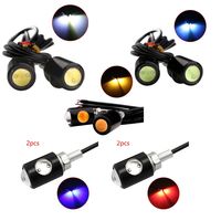 1 Pieza Luz de Señal Universal para Motocicleta, Lámpara LED para Matrícula de Coche, Bombilla Súper Brillante con Forma de Ojo de Águila, Indicador de Giro
