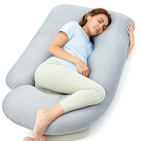 Oreillers de grossesse rafraîchissants en polyester 7D pour tout le corps