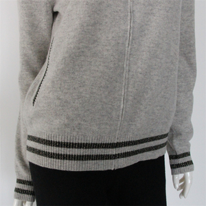 <span class=keywords><strong>Cardigan</strong></span> 100% in Cashmere lavorato a maglia <span class=keywords><strong>con</strong></span> Zip da <span class=keywords><strong>donna</strong></span> <span class=keywords><strong>con</strong></span> motivo a righe stile Casual antirughe traspirante alla moda invernale - Product Image 6