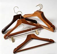 Cintres en bois écologiques de haute qualité, robustes, personnalisables, vente en gros, cintres pour vêtements avec logo, boutique de luxe, hôtel, hêtre