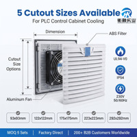 Filtre de ventilateur de coffret HR9804.230 120/128m³/h 230V/50/60HZ pour le refroidissement des armoires électriques