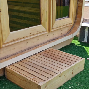 Sauna Cúbica de Madera para Exteriores con <span class=keywords><strong>Chimenea</strong></span> - Product Image 2