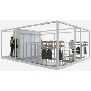 Magasin de vêtements meubles vêtements présentoir étagère moderne magasin de vêtements conception détail magasin de chaussures meubles décoration