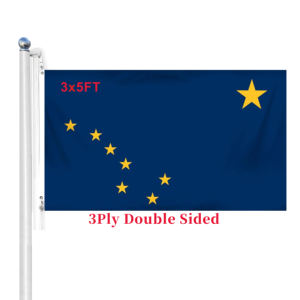 Bandera del estado de <span class=keywords><strong>Alabama</strong></span> de doble cara, 3x5 pies, resistente, 3 capas, poliéster duradero, pancarta personalizada para interiores y exteriores - Product Image 2