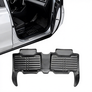 <span class=keywords><strong>Tappetini</strong></span> Auto Impermeabili 5D in Pelle, Set Completo Antiscivolo Ecologico per Yaris, X1, Aygo, Creta - Product Image 2
