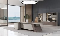Nouveau design durable Mobilier de bureau Boss Manager Executive Desk Table de travail Bureau d'ordinateur