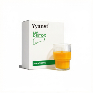 Suplemento en polvo de alta calidad de diente de león, cardo mariano y jengibre de marca privada para apoyar la función hepática y promover la desintoxicación del hígado. - Product Image 1