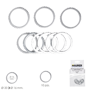 Adaptateurs/réducteurs pour disques à découper le bois 0/20 à 0/16 mm (Sachet de 10 pièces) - Product Image 1