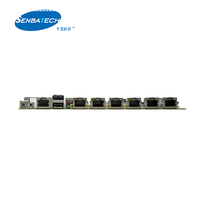 Carte mère pare-feu personnalisée D41SL-B 6 ports LAN 2.5G J4125 DDR4 Max 8 Go 6 USB 2 COM Mini PCIe PS2 Bypass 12V X86