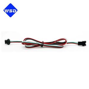 Faisceau de câbles audio pour haut-parleur de porte de voiture à 2 broches, terminal femelle à fourche, câble en cuivre blanc et noir pour stéréo de porte de camion et SUV - Product Image 2