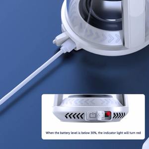 Lámpara de Camping Portátil con USB Magnético Recargable, Linterna para Tienda de Campaña, Luz de Ambiente con Audio Bluetooth, Linterna LED para Exteriores - Product Image 5