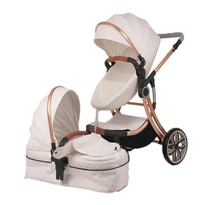Ensemble pour poussette de bébé 2 en 1, design de luxe en Aluminium, coquille d'oeuf - Product Image 5