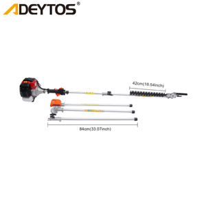 4 में 1 मल्टी फंक्शन टूल ब्रश कटर 2-स्ट्रोक पावर स्ट्रिंग ट्रिमर 52cc घास काटने मशीन - Product Image 5