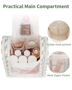 Bolsa <span class=keywords><strong>de</strong></span> Aseo Colgante para Viaje, Organizador <span class=keywords><strong>de</strong></span> Artículos <span class=keywords><strong>de</strong></span> Aseo <span class=keywords><strong>con</strong></span> Gancho, Bolsa Grande para <span class=keywords><strong>Maquillaje</strong></span> y Cosméticos - Product Image 6