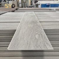 SPC Vinyl Klick-Verlegung Flaches Wandpaneel - Wasserdichter Rutschfester Bodenbelag für Küche, Flur, Schule, Renovierung Vorhandener Oberflächen