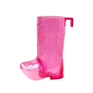 Mini verre à shot en plastique en forme de botte de 2 oz avec crochet pour bar, fête, fabriqué au Vietnam - Product Image 4