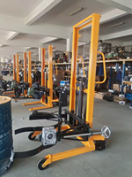 Remue-tambour hydraulique manuel portable, capacité 450 kg, actionné par treuil manuel, garantie 1 an, modèle HGTP.LT Lift DR-MA Table