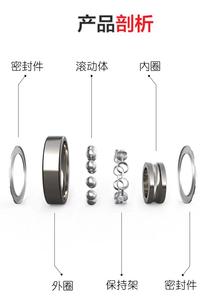Roulement à aiguilles à sens unique haute sécurité personnalisé CSK25 10 8 <span class=keywords><strong>12</strong></span> 15 <span class=keywords><strong>17</strong></span> 20 30 35 40 45 50 55 60 pièces, roulement pour métier à tisser à ruban en sac jumbo - Product Image 6