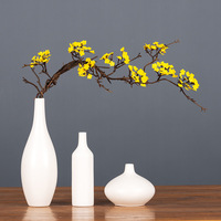 Kunstmatige kersenbloesem takje, decoratie voor thuis, gedroogde tak, theekamer ornament, bloemstuk accessoire, klein, sierlijk bloemmotief