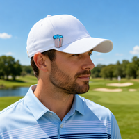 Marqueur de balle de golf en émail personnalisé, logo personnalisé, marqueur de balle de haute qualité en relief