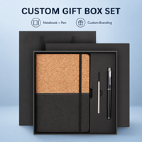 Coffret cadeau de carnet de notes écologique pour entreprise, carnet A5 avec logo personnalisé, cadeau promotionnel de bureau OEM pour entreprise