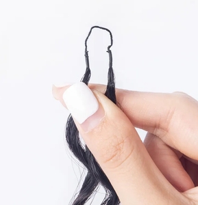 Extensions de cheveux en crochet indien Remy pré-séparées sans nœuds, cheveux humains, vague corporelle, tresse à plumes, couleur naturelle, directement de l'usine - Product Image 3