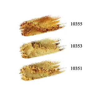 Schlussverkauf super-sparkliges Goldpulver Mica Gold Perlenpigment für Metallfarbe