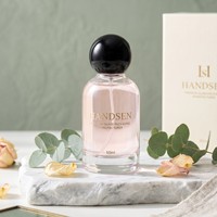 Flacon de parfum en verre moderne et minimaliste de luxe, vide, en forme de cylindre, avec pulvérisateur à pompe, 30 ml/50 ml/100 ml, tailles personnalisées pour les parfums