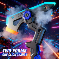 Nouvelle Arrivée : Épée et Hache pour Enfants avec Effet de Pulvérisation et Lumière LED, Jouet Sabre Laser à Double Forme Commutable, Cadeau d'Anniversaire pour Enfants, Hache Lumineuse