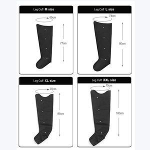 Attrezzatura di compressione pneumatica sequenziale di compressione stivali di pressione delle gambe massaggiatore per il recupero muscolare e il drenaggio linfatico - Product Image 3