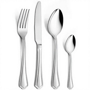 Juego de Cubiertos de Acero Inoxidable Ecológico de Primera Calidad para el Regreso a Clases, Cubiertos Duraderos para Cocina y Comedor - Product Image 1