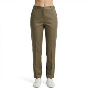 <span class=keywords><strong>Pantaloni</strong></span> Estivi da Donna 2026 all'Ingrosso, a Vita Media, in Cotone Poliestere Eco-Friendly, con Elastico in Vita, Extra Morbidi, con Tasche - Product Image 1