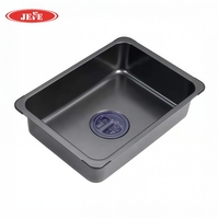 Évier de cuisine multifonctionnel Nano Noir en acier inoxydable à cuve unique avec accessoires complets – OEM/ODM disponible