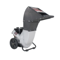 Déchiqueteuse de bois rapide 9HP de haute qualité, broyeur de bois à moteur essence, avec 3 sorties et 1 entrée, entièrement équipée pour l'exploitation forestière