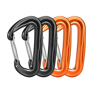 <span class=keywords><strong>Mousqueton</strong></span> en aluminium léger et robuste 12KN, <span class=keywords><strong>mousqueton</strong></span> d'escalade à verrouillage <span class=keywords><strong>ultra</strong></span>-léger - Product Image 1