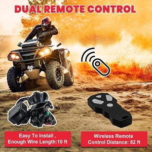 Winche Eléctrico Todoterreno de 4500 Libras para ATV/UTV, 12V, <span class=keywords><strong>con</strong></span> Cuerda Sintética de 1/4"*50' - Product Image 4