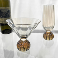 Lot de verres à vin martelés en cristal sans plomb pour mariage, flûtes à champagne et verres à cocktail
