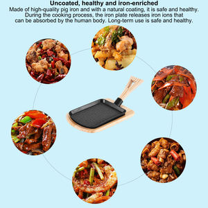 Hot Selling <strong>Grill</strong> <strong>Pan</strong> Shovel Shape Cast Iron <strong>Frying</strong> Roasting <strong>Pan</strong> for Kitchen Use - Product Image 5