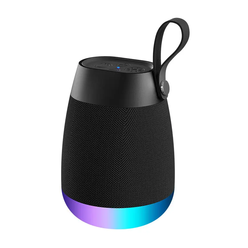 Aoolif 2in1 Colorido Bluetooth Speaker Mini Speaker Speaker Portátil Ao Ar Livre Sem Fio À Prova D' Água Com Luz Noturna