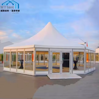 15x20m 15x25m maisons à bulles dôme gonflable fournisseur marque tente de fête 20x40 tente pagode robuste 6x6