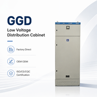 Armoire de distribution d'énergie basse tension GGD AC 380V 400V 3150A, panneau de commutation fixe en métal pour la distribution en centrale électrique