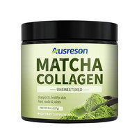 Ausreson OEM Vente en gros Poudre de boisson biologique au matcha et au collagène en vrac, Complément beauté pour la santé de la peau