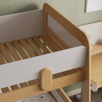 Cama Moderna Nórdica Combinada para Madre e Hijo, Literas Multifuncionales Altas y Bajas, Modernas y Sencillas