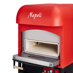 เชิงพาณิชย์สวยสีแดงและสีดำชั้นยืนเตาอบเตาเผาไฟฟ้าที่มีตู้220โวลต์ไฟฟ้าเชิงพาณิชย์เตาอบพิซซ่าราคา - Product Image 4