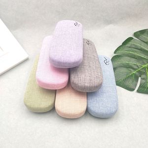 Khung Kính Quang Học Hộp Sắt Hộp Đựng Kính Đọc Sách Bằng Kim Loại Giá Rẻ PU Theo Yêu Cầu Hộp Đựng Kính Mắt Bán Sỉ - Product Image 2