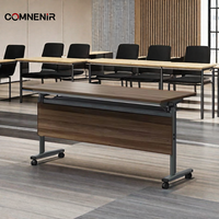 Meubles pliables mobiles de table de bureau de style moderne réglables pour le bureau d'ordinateur de réunion de formation d'étude d'étudiant pour l'école