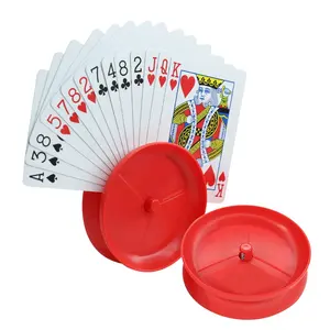 GIBBON ET-108005 Porte-cartes rond Porte-cartes de poker mains libres Jeux de cartes