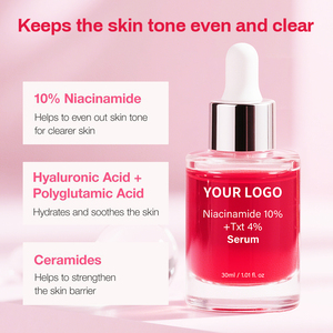 Nicotinamide làm trắng và tàn nhang loại bỏ chất-Đốm đen làm trắng, làm sáng và mờ dần tinh chất chăm sóc da (OEM/ODM) - Product Image 3