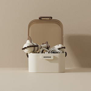 Ensemble de Jouets Sensoriels avec Anneau de Dentition en Silicone sans BPA et Anneau en Bois Doux, Mini Hochet pour le Développement Sensoriel du Nourrisson - Product Image 4